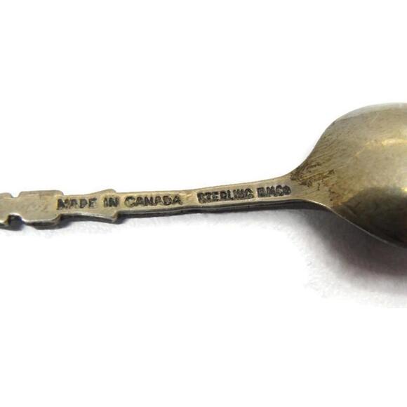 Vintage BM Co. Souvenir Spoon 925 Sterling Silver Canada Indian Head - Picture 6 of 14